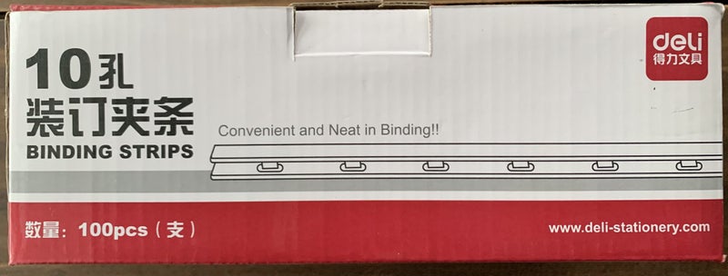 Binding strips 10/12.5mm (Black) for free Carousel 1