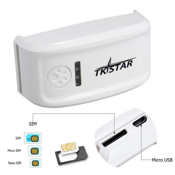 QI Global Locator Real Time Pet GPS Tracker For Pet Dog/Cat GPS Collar Tracking Carousel 7