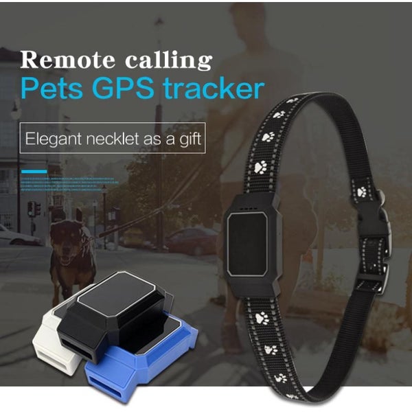 GPS GSM Tracker Dog Cat Tracking Collar Security Finder Locator Random Colors Carousel 1