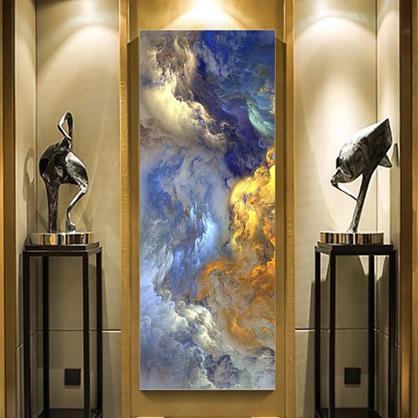 ON SALE FREE SHIPPING - 1200MM LONG Canvas Art Print - ABSTRACT Carousel 1
