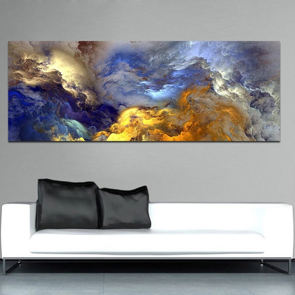 ON SALE FREE SHIPPING - 1200MM LONG Canvas Art Print - ABSTRACT Carousel 2