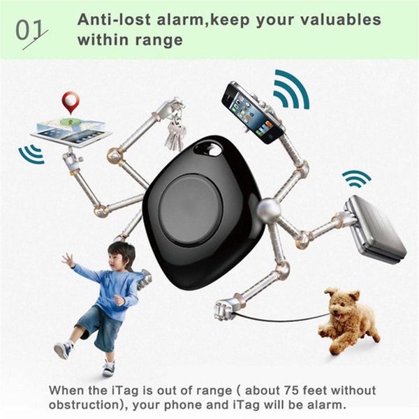 Wireless Bluetooth Anti-lost Alarm Key Finder Locator Smart Tag GPS Device Track Carousel 9