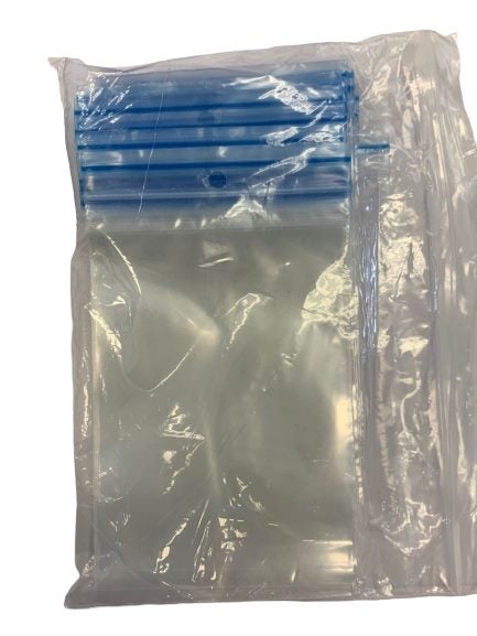 50Pc 7.5cm x 12cm Zipper Seal Bags / Resealable Plastic Bags / Zip Lock Bags Carousel 2
