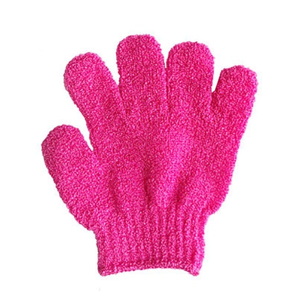5PCS Nylon Shower Bath Exfoliating Mitt Glove Skin Spa Massage Body Scrubber Carousel 6