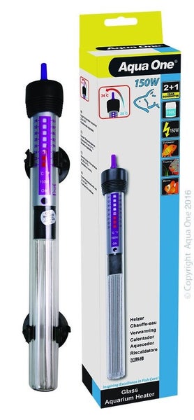 Aqua One Fish Glass Heater 150W Up To 150 Liter Carousel 1
