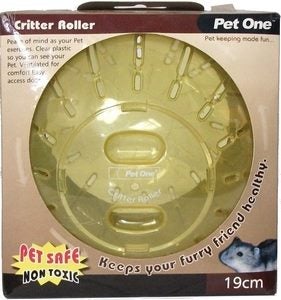 Pet One Critter Roller 19CM Mice Rat Exercise Ball Carousel 1