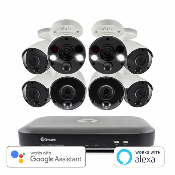 Swann 2TB 4K 6 Bullet & 2 Spotlight Camera Camera Security System Carousel 1