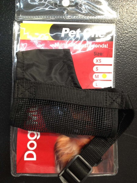 DOG MUZZLE PET ONE NYLON MUZZLE SIZE MEDIUM Carousel 2