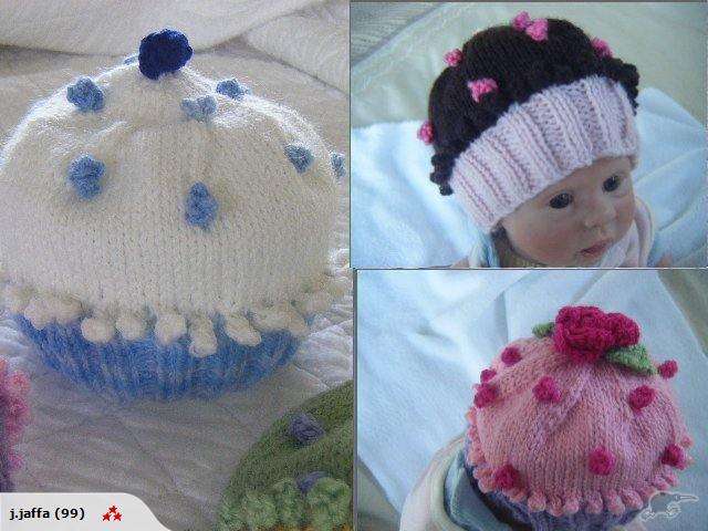 Baby Cupcake Hat pattern Carousel 1