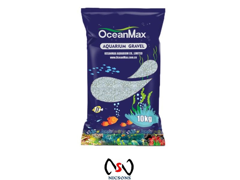 Fish Gravel Ocean Max Aquarium Gravel 10kg White 4-6mm Carousel 1