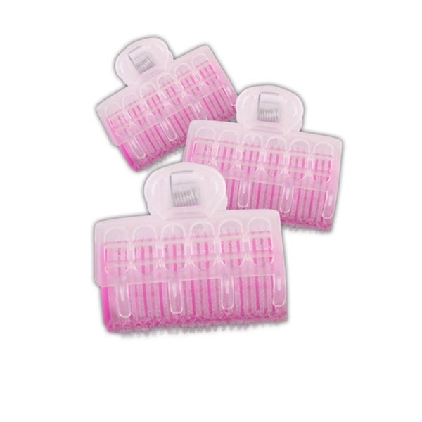 3Pcs Hair Curling Wave Rollers Self Grip Salon Pp Plastic Hairdressing Curlers L Carousel 3