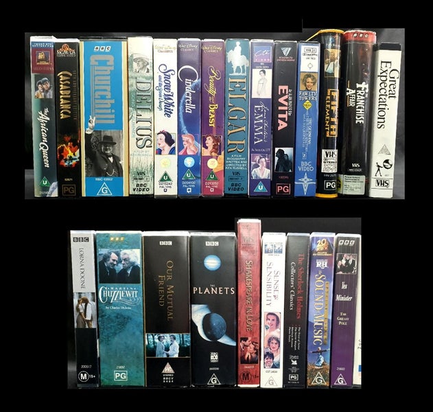 *** VHS tapes J-M: your choice for $6.99 *** Carousel 1
