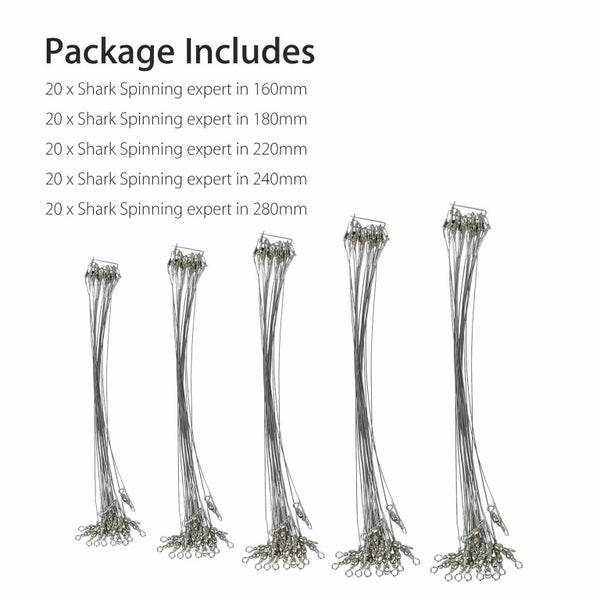 Fishing Trace Lure Leader Wire Spinner Carousel 7