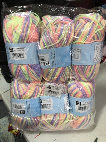 *6 ball* acrylic multi-color Knitting yarn/8Ply/5533-B45 Carousel 1