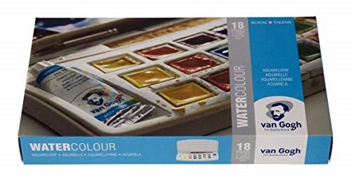 Watercolour Van Gogh, 18 Cups Carousel 1