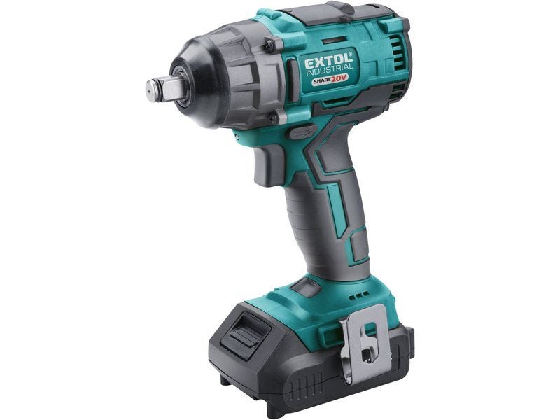 EXTOL INDUSTRIAL Share 20V Cordless Impact Wrench , 1/2 ", BRUSHLESS Carousel 1