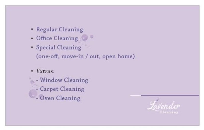 Lavender Home & Office Cleaning Carousel 2
