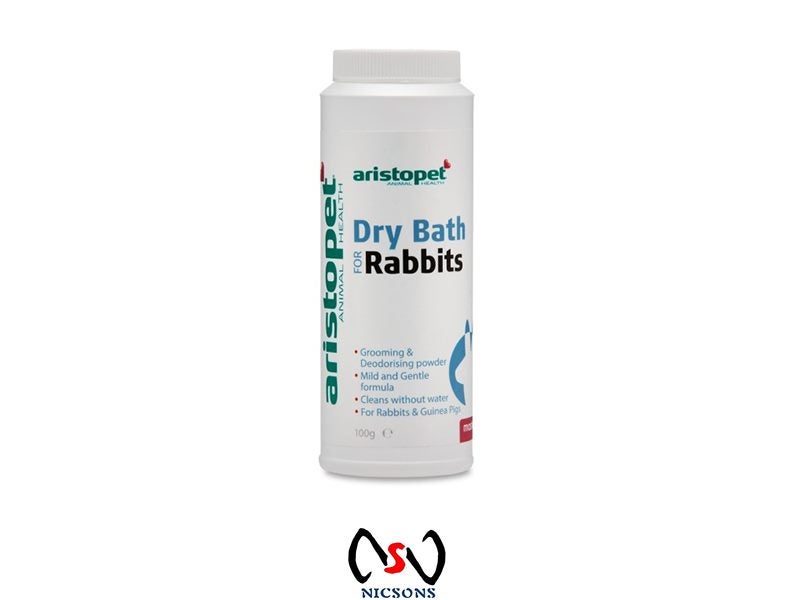 Aristopet Rabbit Dry Bath Powder 100g Carousel 1