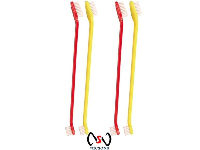 Trixie Dog Toothbrush Set 4pc Random Color Carousel 1