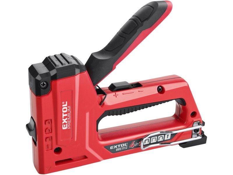 EXTOL PREMIUM Heavy Duty Staple Gun 4-function. Carousel 1