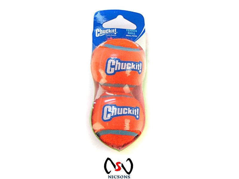 Chuckit Tennis Ball Dog Toy Small 2pk Carousel 1