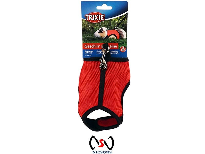 Trixie Guinea Pig Soft Harness With Lead Carousel 1