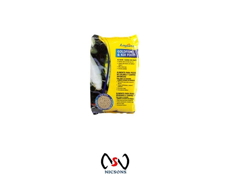 Laguna Goldfish and Koi Floating Pellets Fish Food 1KG Large Pellets Carousel 1