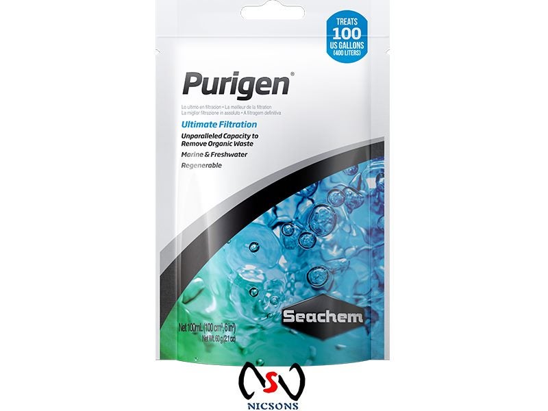 Seachem Purigen High Capacity Filter Resin 100ml Carousel 1
