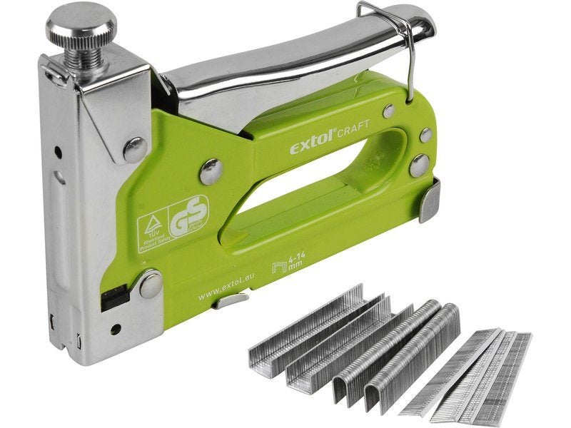 EXTOL Heavy Duty Staple Gun, 3 Function Carousel 1