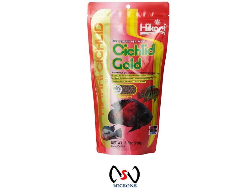 Hikari Cichlid Fish Food Gold Mini Floating Pellet 250g Carousel 1
