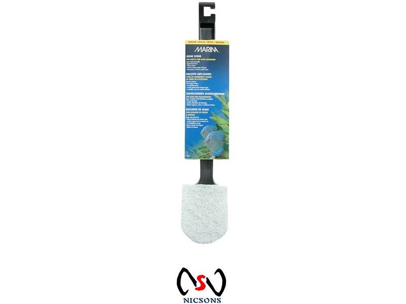 Marina Medium Algae Scrubber with Plastic Handle Carousel 1