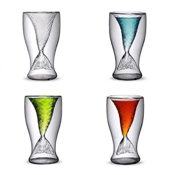 Mermaid Glass Double Wall Cup Mug62930697527937111
