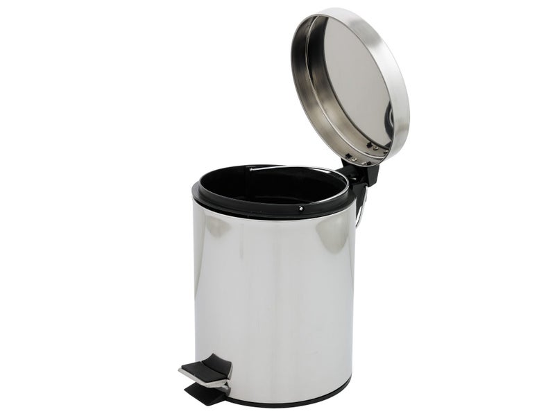 5L Stainless Steel Pedal Bin - Mirror Finish - SUNNEX Carousel 2