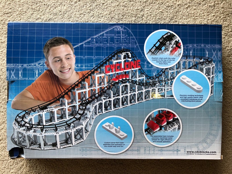 Cyclone Roller Coaster (Lego compatible) Carousel 2