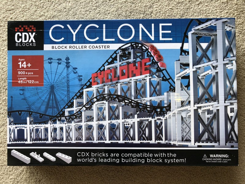 Cyclone Roller Coaster (Lego compatible) Carousel 1
