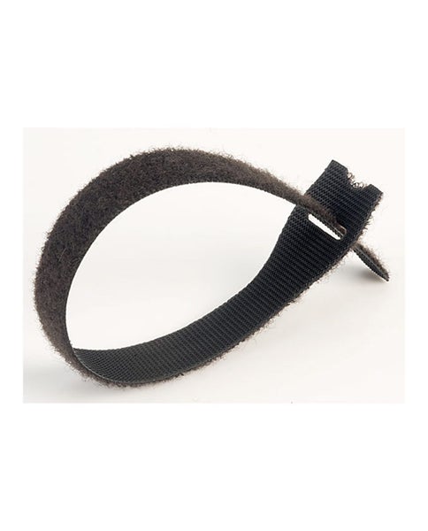 Hook and Loop Cable Tie 15 x 300mm Long - Black 10 Pack Carousel 1
