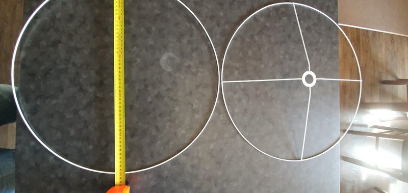 Lampshade ring 50 cm diameter Carousel 1