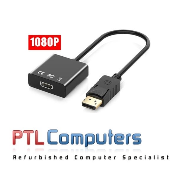 *$9.99* Displayport Display Port DP to HDMI Cable Male to Female HD 1080P Carousel 1