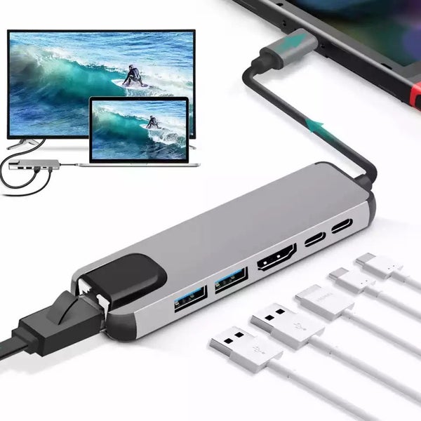 USB HUB C HUB to Multi USB 3.0 HDMI Adapter Dock for MacBook Pro Carousel 1