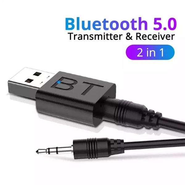Audio Bluetooth Transmitter Receiver Car AUX Cable Kit Wireless Adapter TV jack Carousel 2