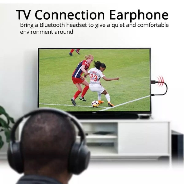 Audio Bluetooth Transmitter Receiver Car AUX Cable Kit Wireless Adapter TV jack Carousel 6