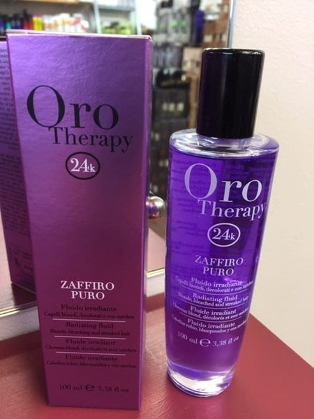 Fanola Oro Zaffiro Puro Radiating SERUM 100ml BLONDE TONER Carousel 1