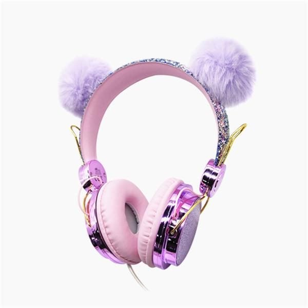 Wired Headphone With Microphone Music Stereo Earphone Computer Mobile Headset Carousel 2