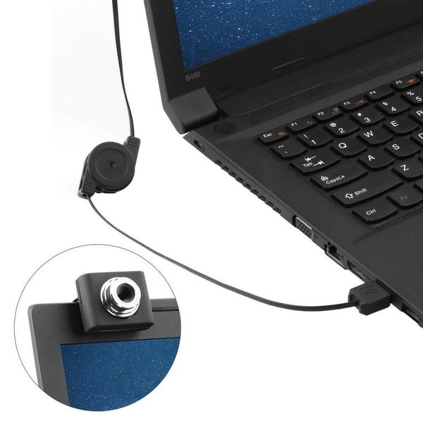 WebCam Web Camera Laptop Mini USB 5M Retractable Clip Carousel 1