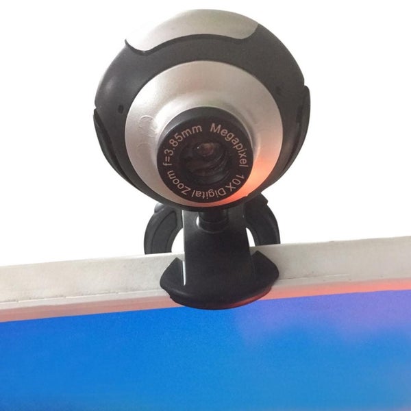 USB Webcam Camera with Mic Night Vision Web Cam For PC Laptop Class 360 Degree Carousel 5