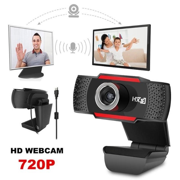 PC HD 720P USB Webcam Rotatable PC Computer Camera Video Calling Recording Carousel 8