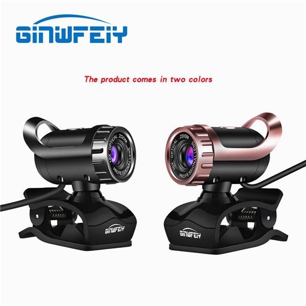 480P A1 Webcam USB 2.0 Camera Web Cam 360 Degree MIC Clip-on for PC Laptop Carousel 10