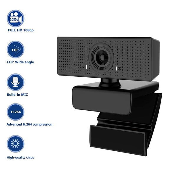 2 Million Pixels HD Webcam 1080P with Microphone PC Laptop Desktop USB Webcams Carousel 1