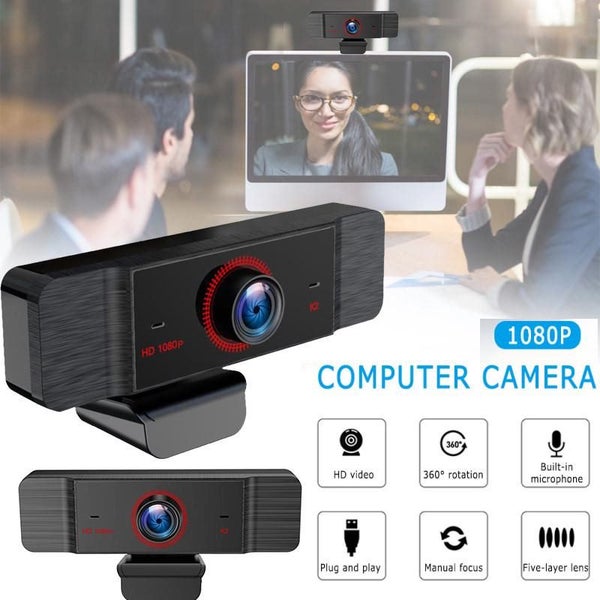 USB 1080P HD Webcam Web Cam Camera for Computer PC Laptop Desktop Carousel 1
