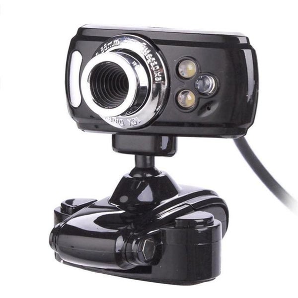HD Webcam With Mic Night Vision Megapixel Web Cam With Clip Holder Carousel 6